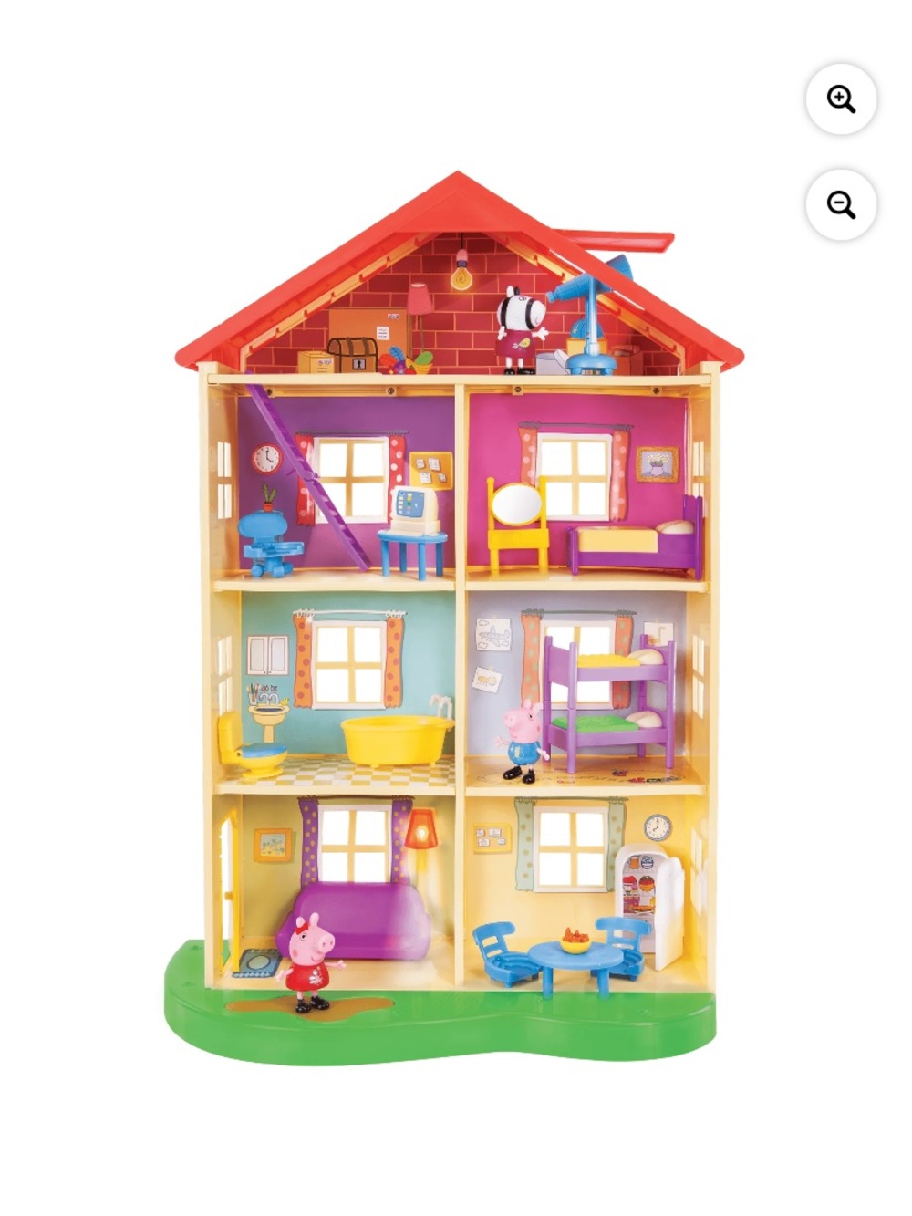 Peppa Pig Lights and Sounds Family Home Playset